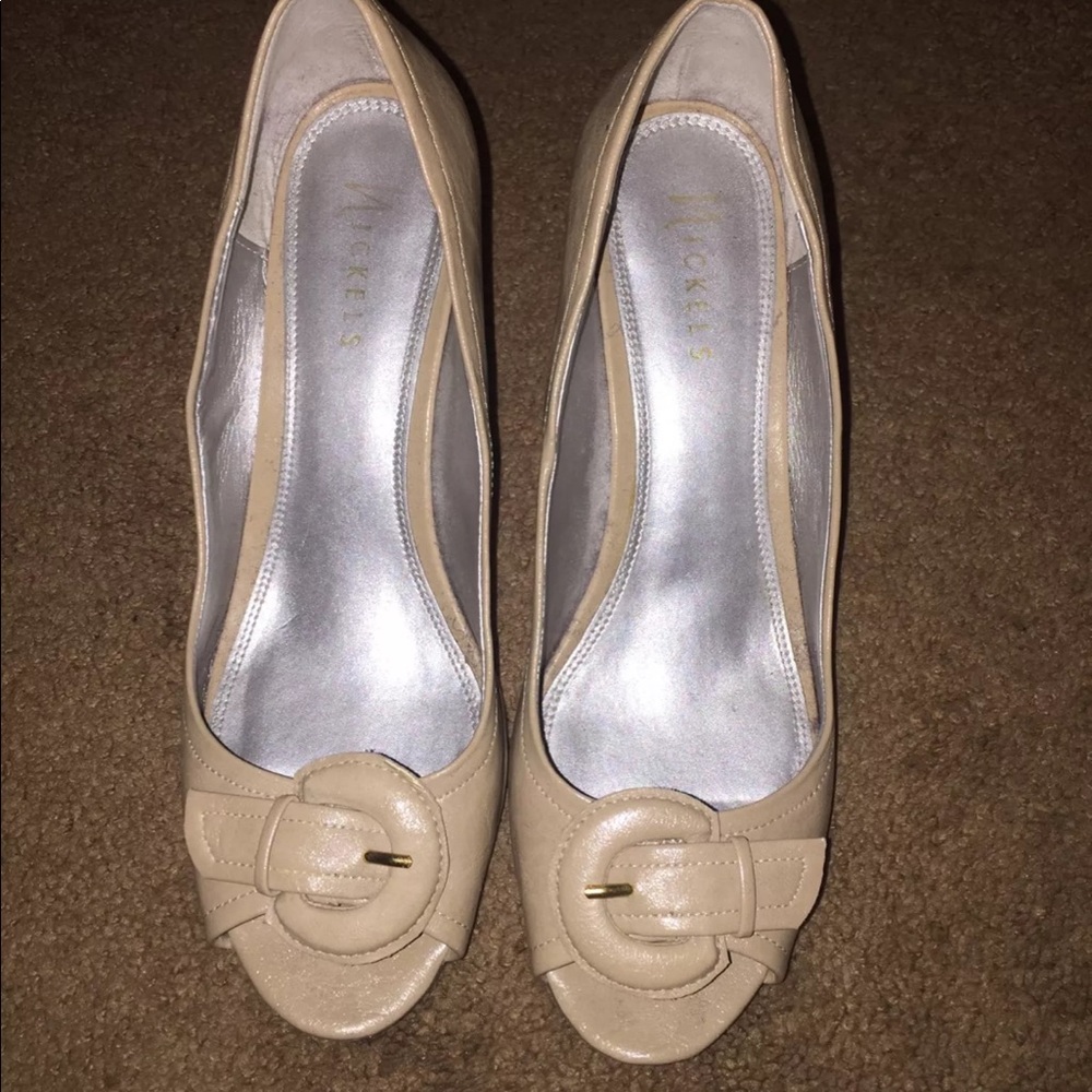 Cream heels